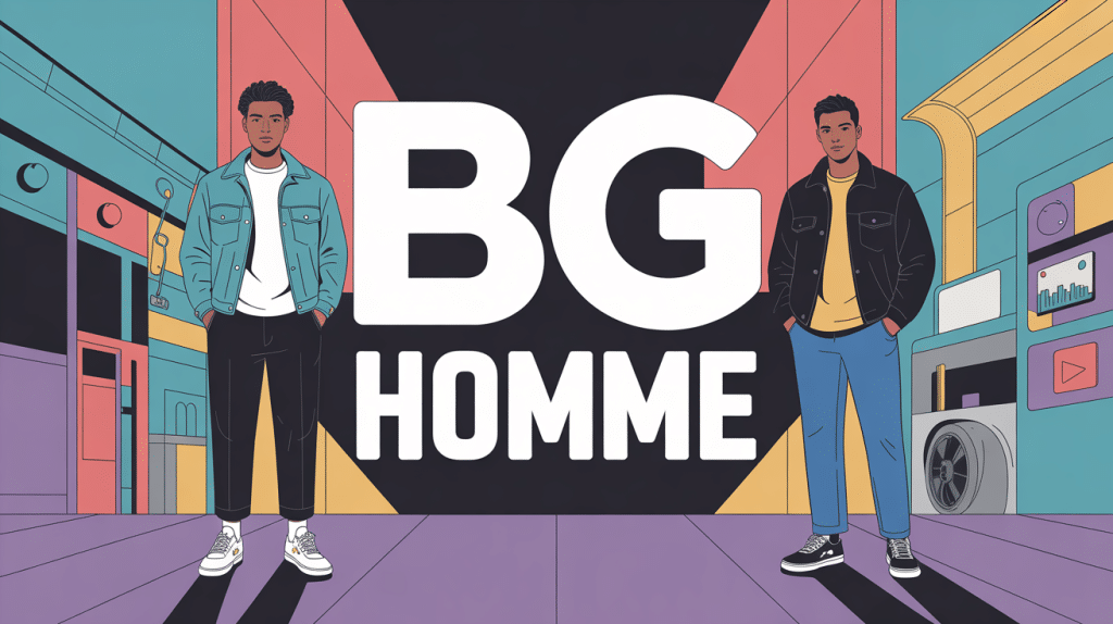 illustration bg homme urbain digital tendance