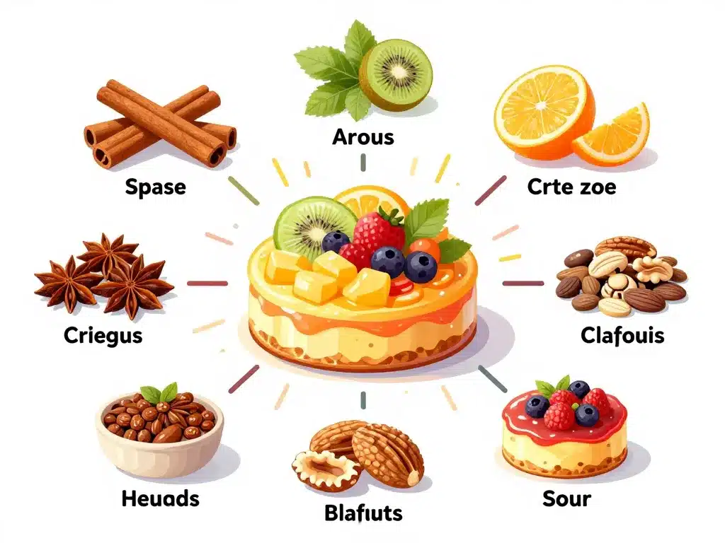 astuces pour booster goût clafoutis sans sucre épices fruits