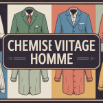 chemise vintage homme en styles rétro et déco moderne