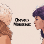 cheveux mousseux que faire avant après illustration