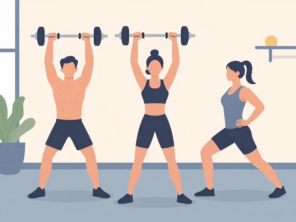 corps skinny prise de muscle gym moderne