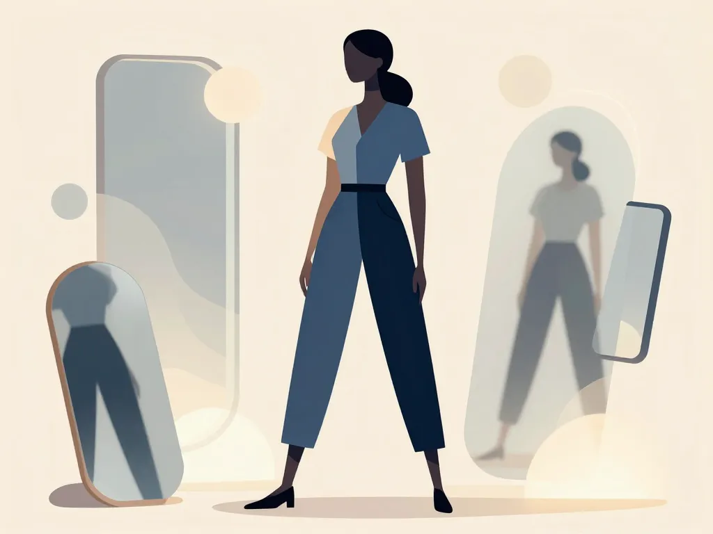 corps skinny vêtements posture confiance