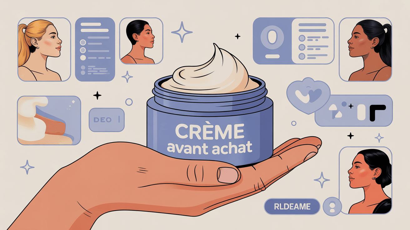 crème avant avis illustration choix réfléchi