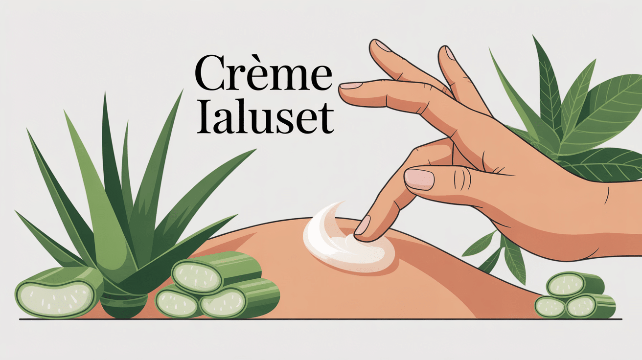 crème ialuset avis dermato illustration réparation cutanée