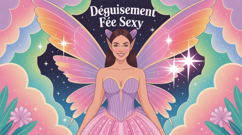 illustration déguisement fée sexy glamour