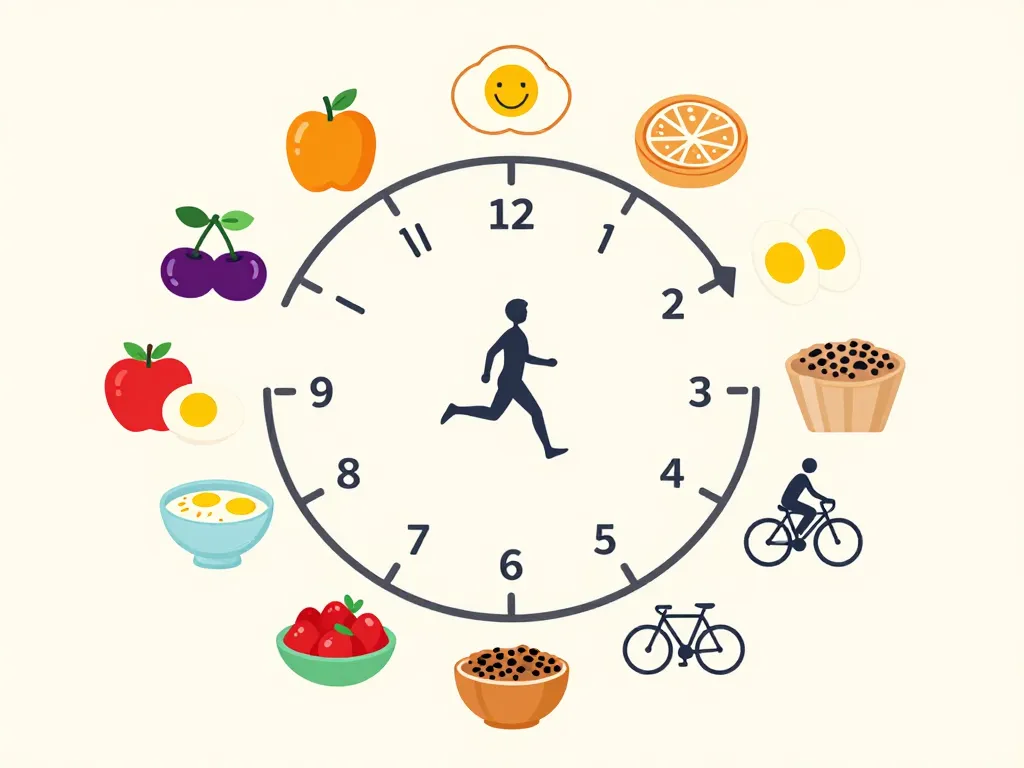 routine équilibrée exemple journée type pour perdre 5 kg