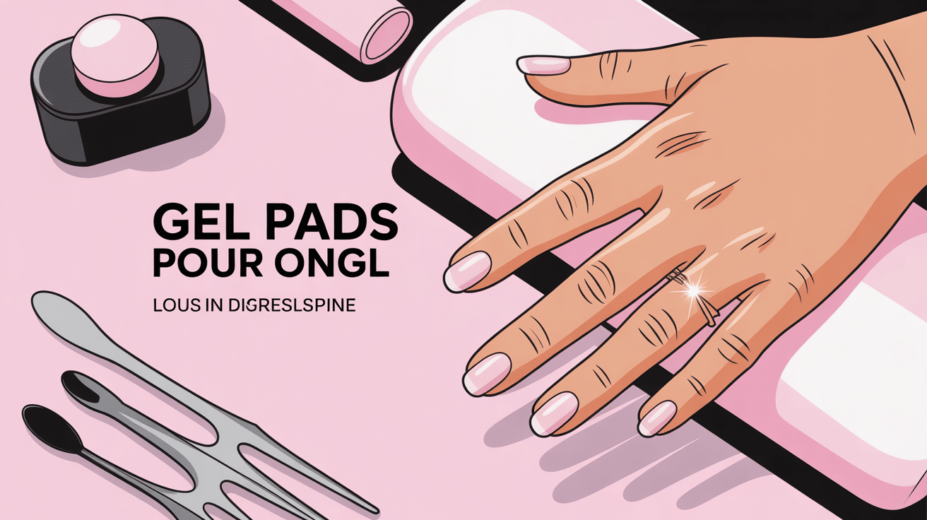 gel pads ongles avis main élégante accessoires manucure