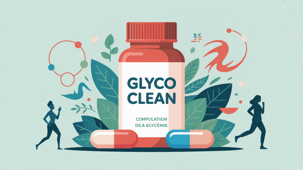 illustration vectorielle glyco clean équilibre glycémique