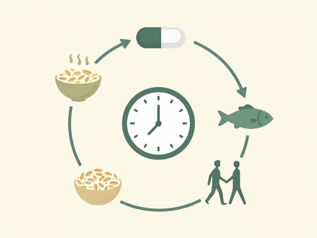diagramme glyco clean routine intégration nutrition activité
