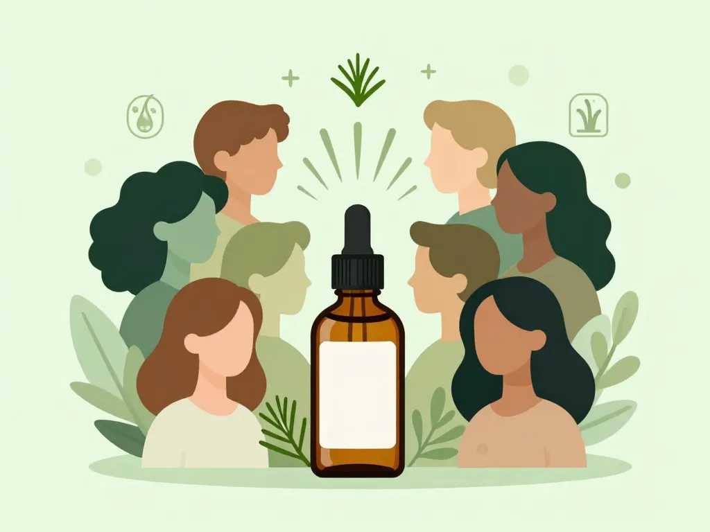 huile de romarin cheveux avis illustration bienfaits