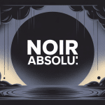 Illustration noire absolue absorption totale lumière