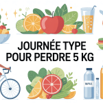 organisation saine journée type pour perdre 5 kg