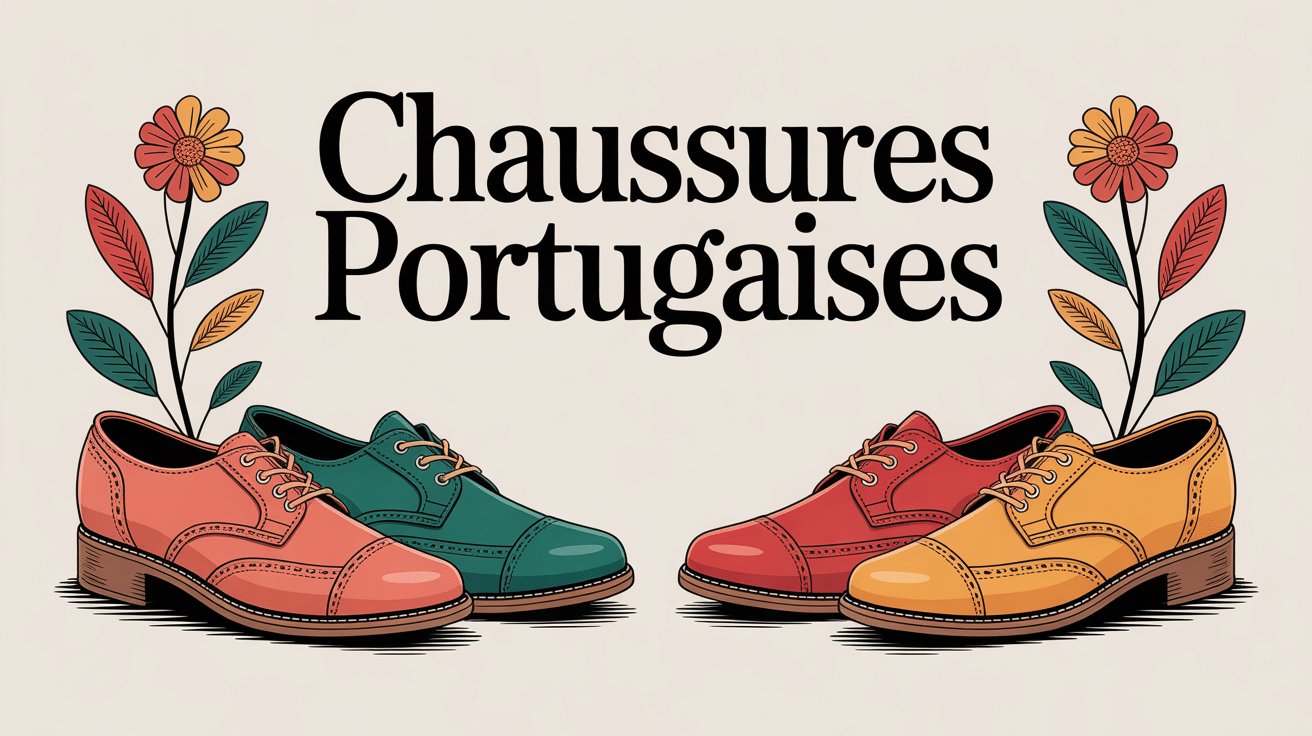 Les meilleurs marques de chaussures portugaises illustration stylisée