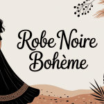 illustration ma boheme robe noire style chic et bohème