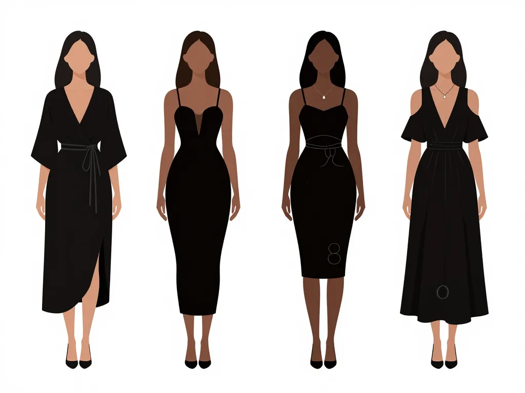 morphologies ma boheme robe noire coupes adaptées