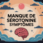 manque de serotonine symptomes image cerveau triste