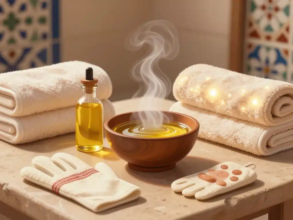 rituel de peau maquillage marocain