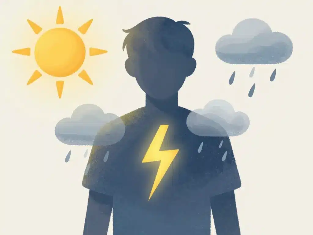 météo humeur du jour silhouette météo intérieure