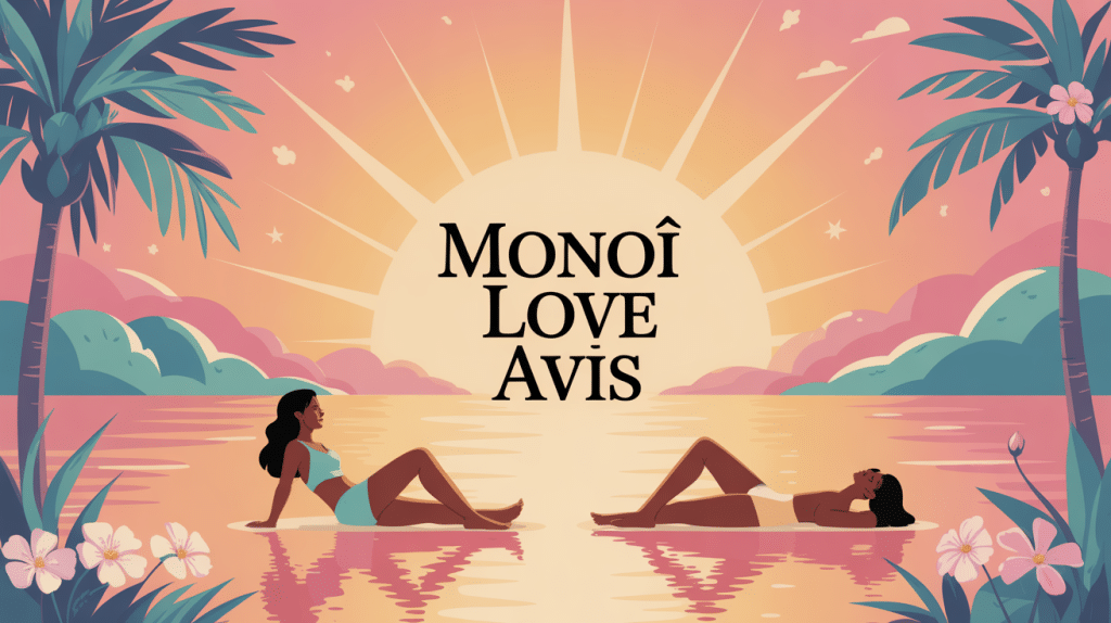monoi love avis visuel été paradisiaque peau douce