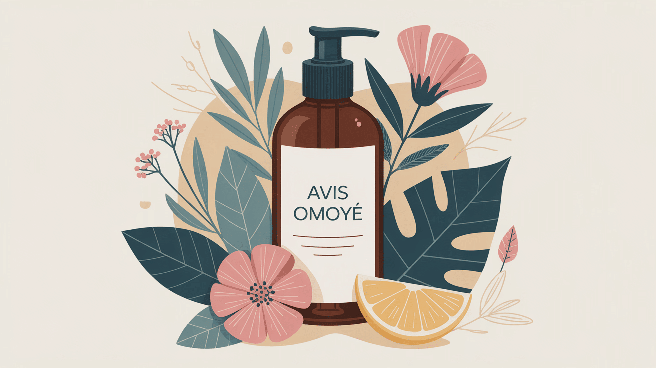 omoyé avis flacon soins visage naturels élégants