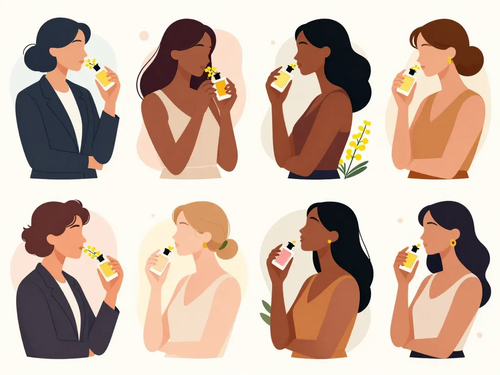 choisir parfum au mimosa selon peau et style silhouettes modernes