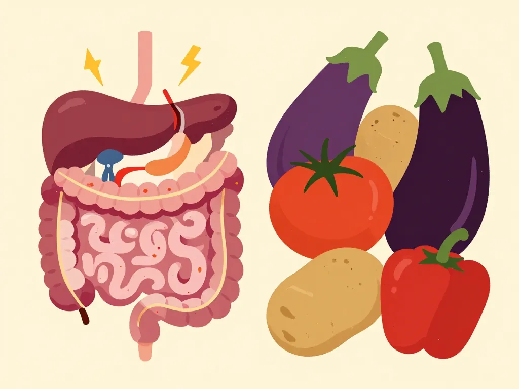 Réactions croisées allergie aubergine symptômes digestifs