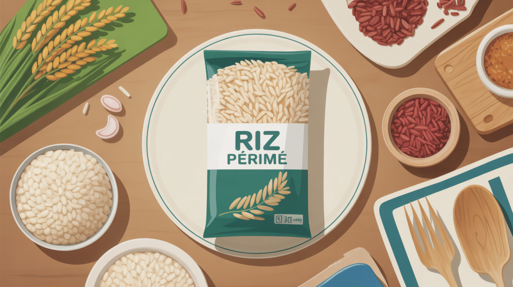 riz périmé danger paquet ouvert sur table indications sécurité