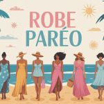 illustration robe pareo femmes plage
