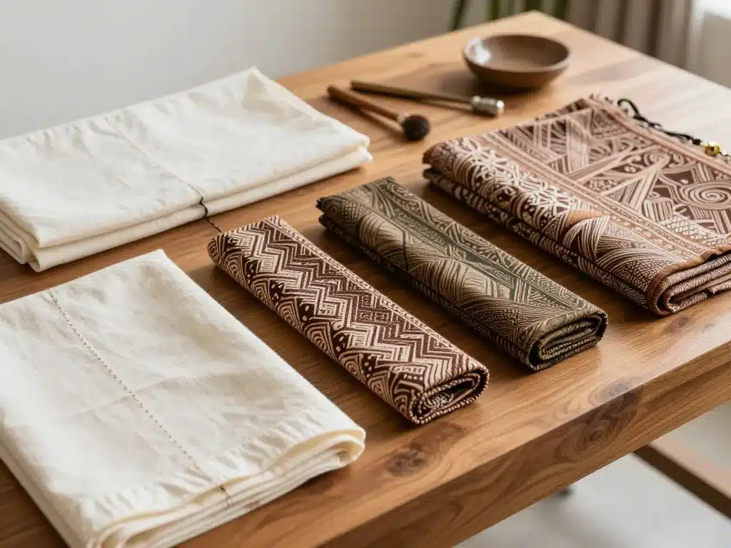 tissus sarong bali coton batik artisanal