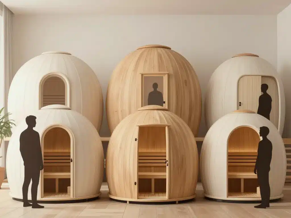 plusieurs sauna dome côte à côte comparaison choix et confort