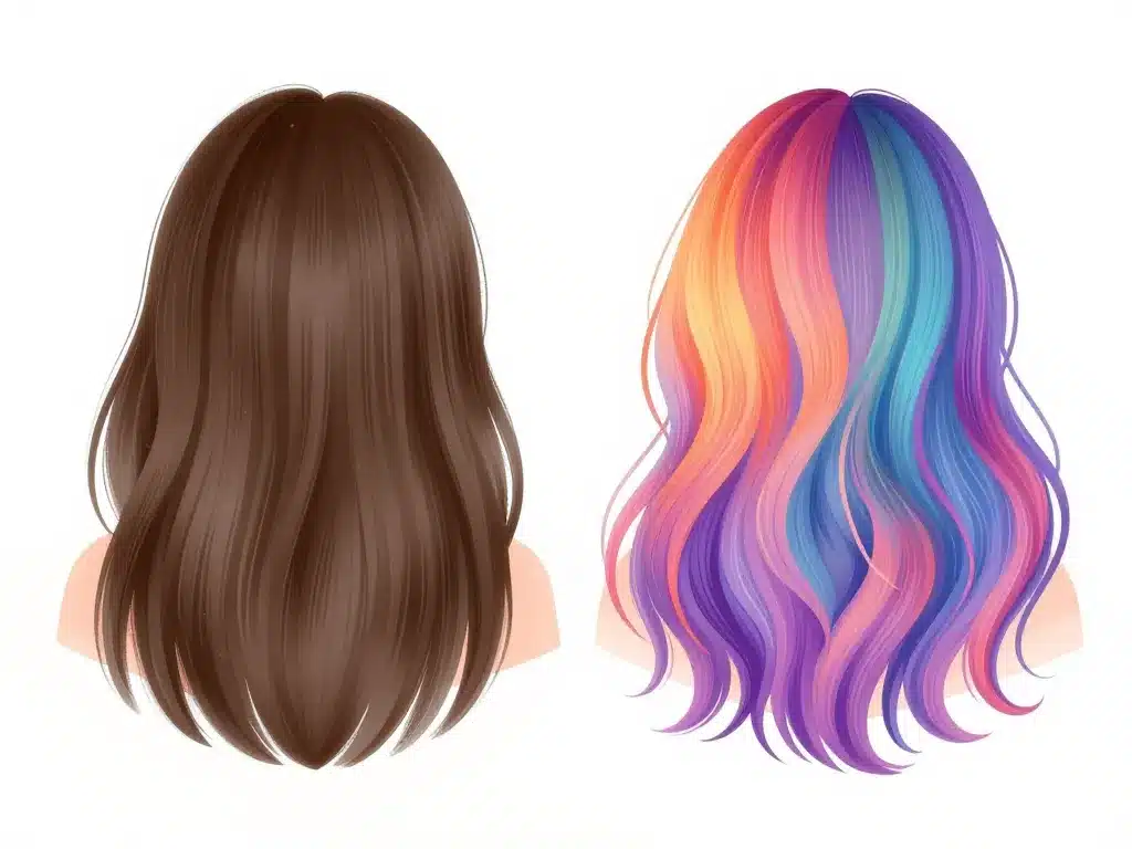 shampoing colorant avis effet avant après sur cheveux