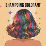 shampoing colorant avis illustration cheveux reflets multiples
