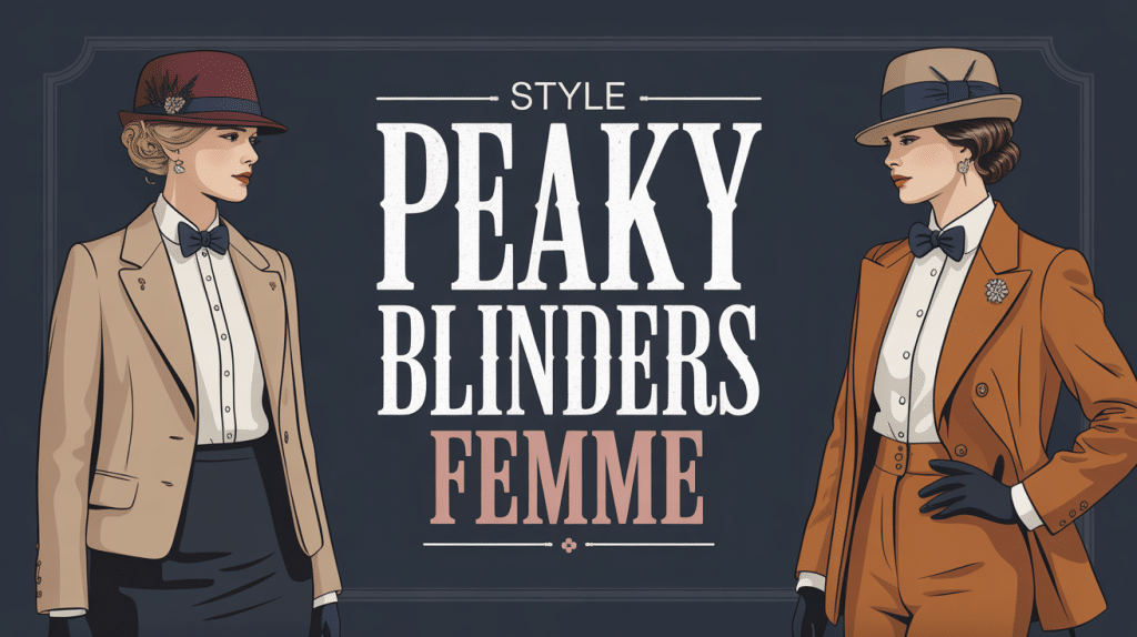 style peaky blinders femme femmes élégantes costumes années 1920