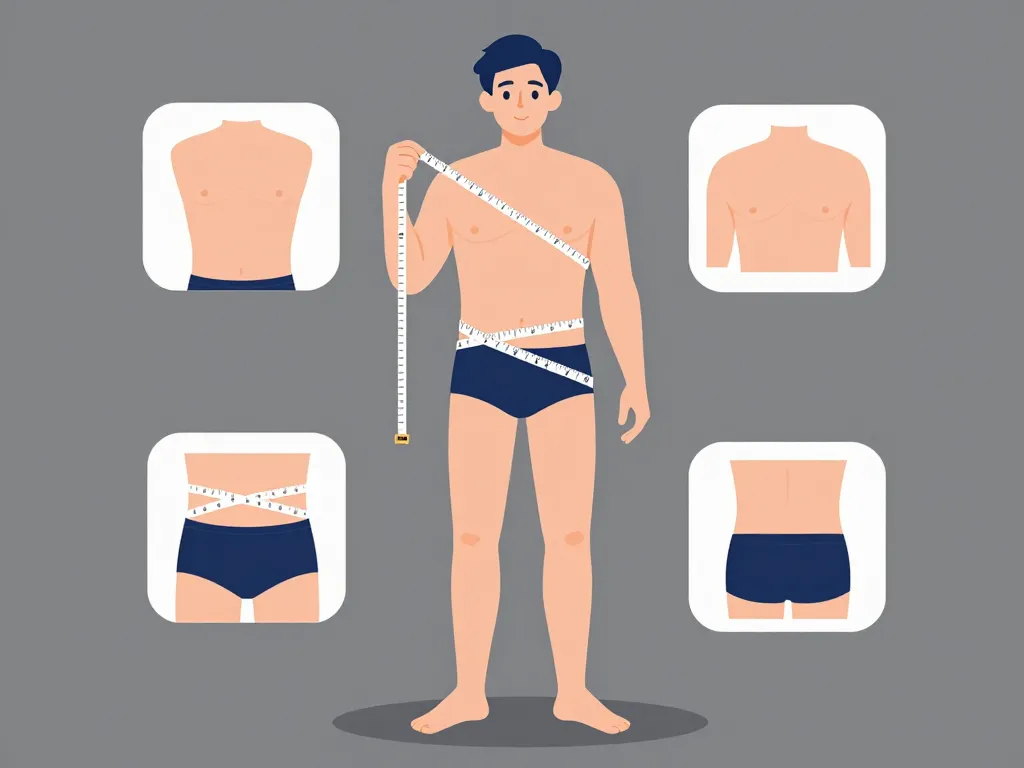 tableau des mensurations homme mesurer poitrine taille hanches