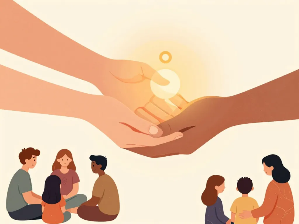 scenarios tu es la au coeur de nos vie illustration editoriale