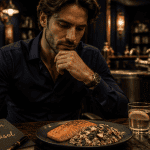 cortisol aliment a eviter assiette saumon quinoa homme