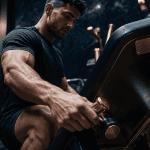 machine en salle de sport presse à cuisses homme
