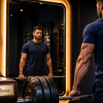 Prise de masse musculaire jeune homme gym