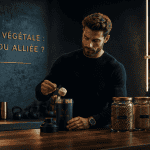 proteine vegetale en poudre danger homme shaker ambiance moderne