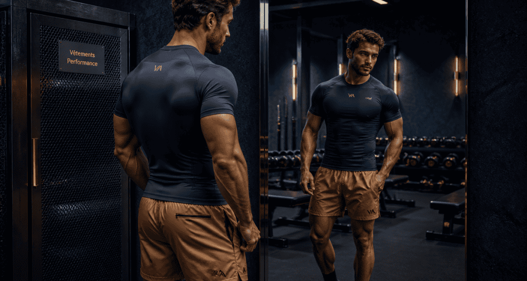 vetement musculation pour homme t-shirt compression