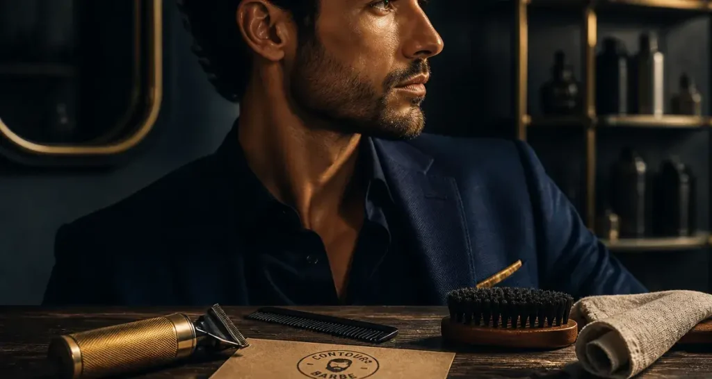Barbe style homme : contour précis pour harmoniser le visage