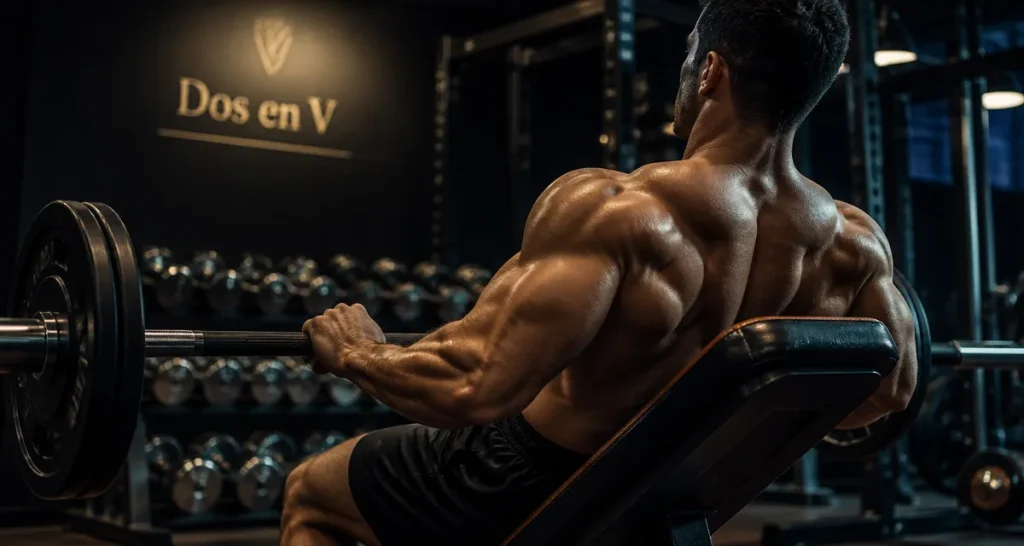 Dos musculation : tirage horizontal, largeur et posture