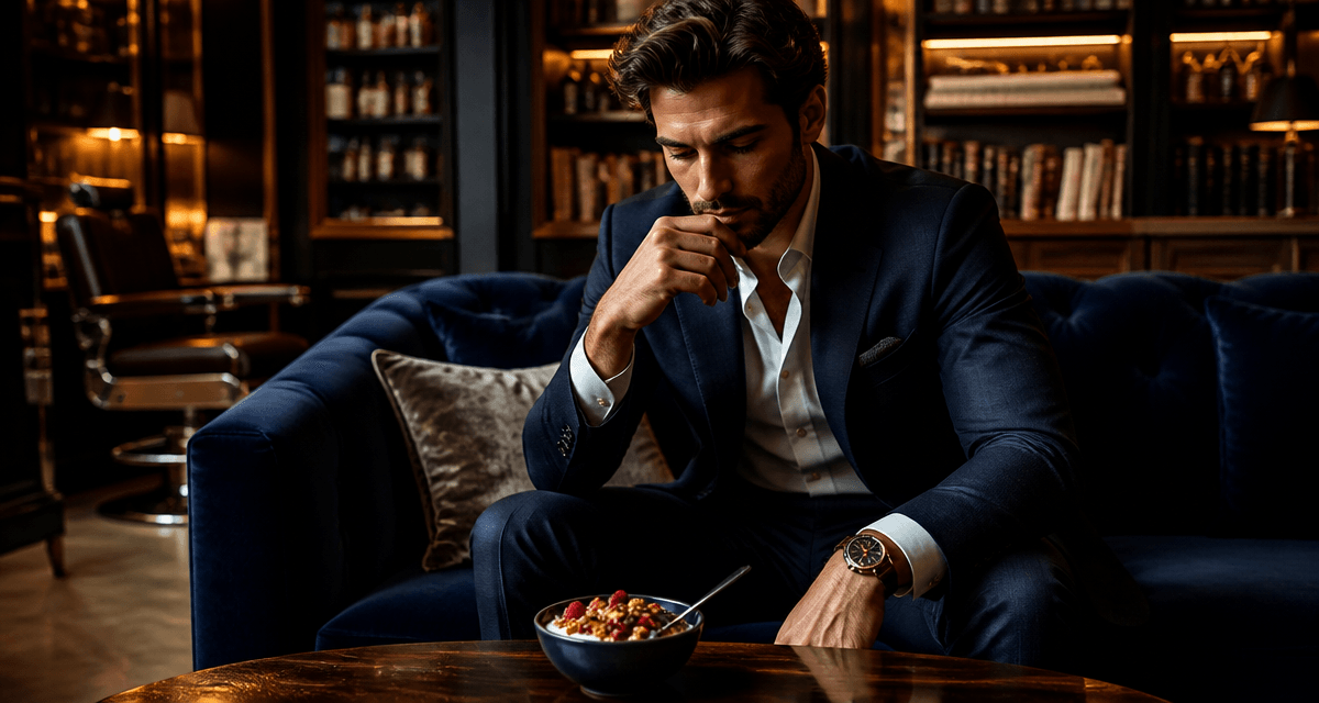 envie de sucre le soir homme yaourt framboises