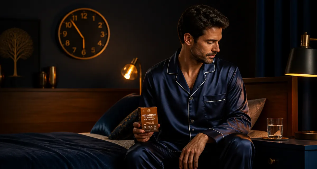 melatonine effets secondaires prise poids homme assis