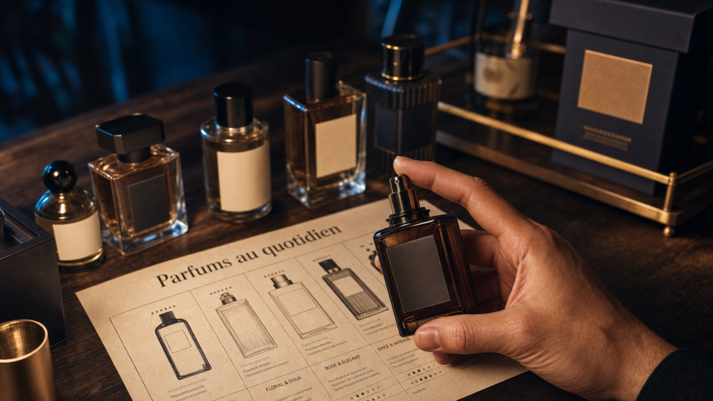 Parfums generiques sur table : comparer la tenue et choisir sans se tromper