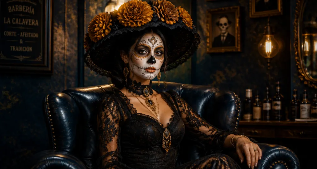 Tatouage catrina signification femme maquillée Catrina