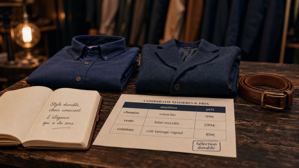 Top 10 marque vêtement homme : vêtements de qualité, tissus et cuir.