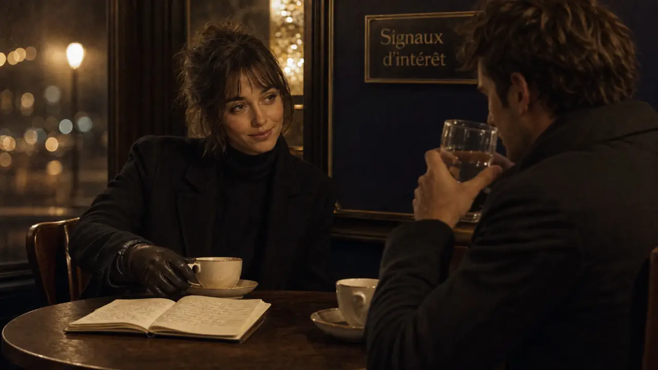 À quoi pense un homme quand une femme lui plaît : café et signaux d’intérêt