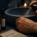 Comment hydrater sa peau sans crème : brume visage et huile végétale sur peau humide