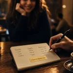 Comment trouver une amoureuse : clarifier ses critères, café et carnet